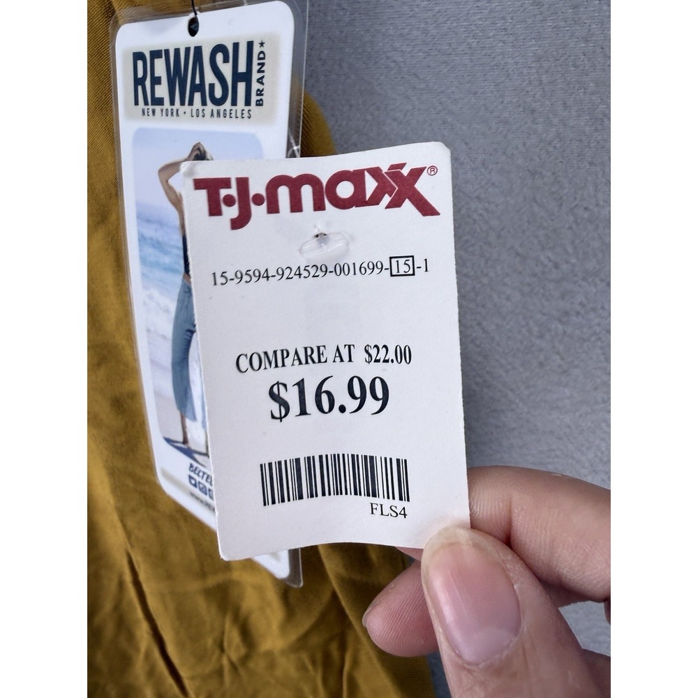 Rewash‎ Yellow Ochre Wide Leg Culottes Palazzo Pants Womens M NWT - Picture 9 of 12